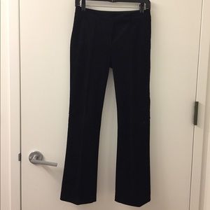 Bebe black micro corduroy pant 0